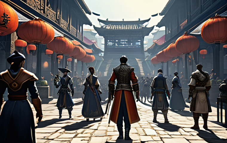 블레이드앤소울 캐릭터 성별 특화 - Class and Race Specific Aesthetics** A dynamic, high-fantasy scene from Blade & Soul. In the foregro...